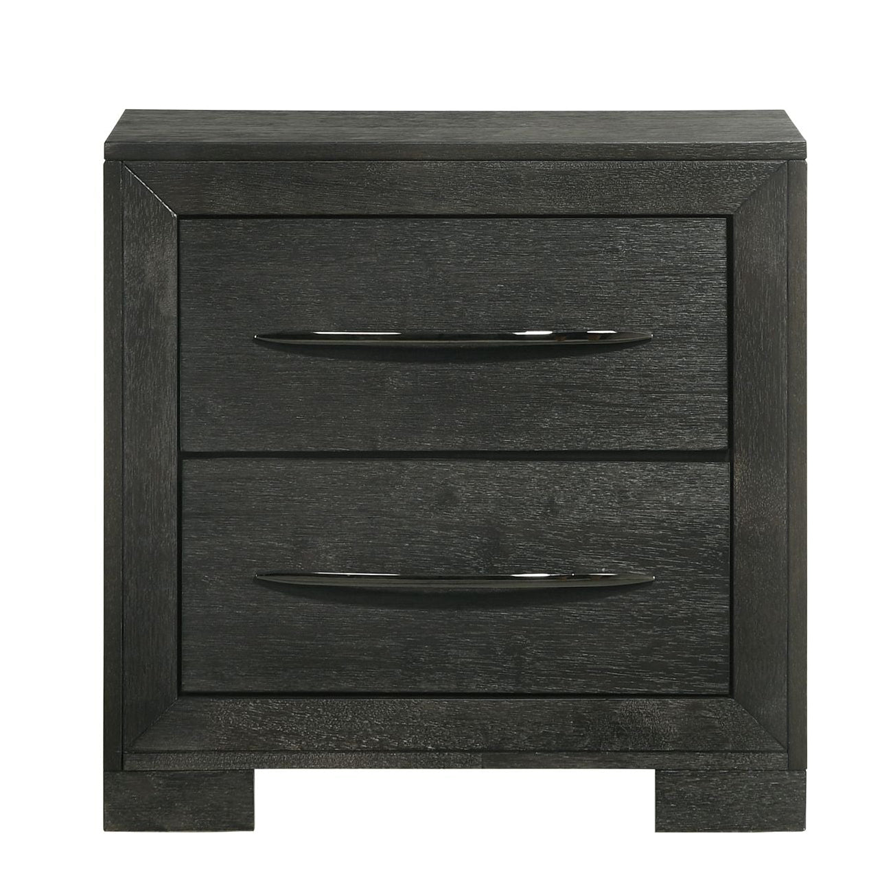 Elements International - ALLAN BLACK NIGHTSTAND - Wood - Nightstands - Additional View 1