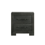 Elements International - ALLAN BLACK NIGHTSTAND - Wood - Nightstands - Additional View 1