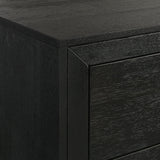 Elements International - ALLAN BLACK NIGHTSTAND - Wood - Nightstands - Additional View 3