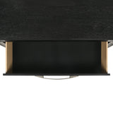 Elements International - ALLAN BLACK NIGHTSTAND - Wood - Nightstands - Additional View 4