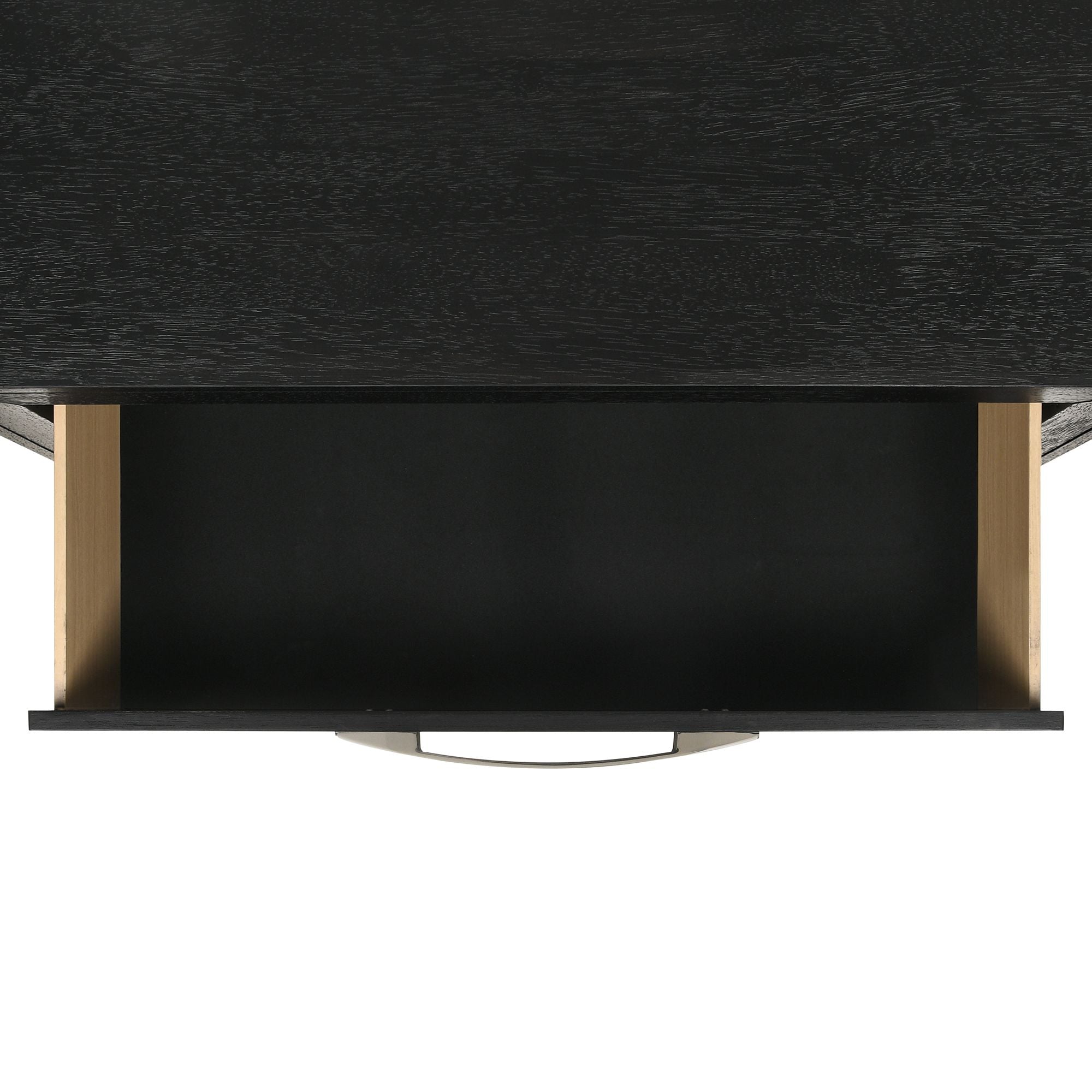 Elements International - ALLAN BLACK NIGHTSTAND - Wood - Nightstands - Additional View 4