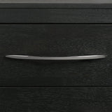 Elements International - ALLAN BLACK NIGHTSTAND - Wood - Nightstands - Additional View 6