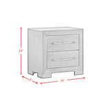 Elements International - ALLAN BLACK NIGHTSTAND - Wood - Nightstands - Additional View 8