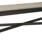 Ashley Furniture - Tyler Creek Upholstered Bench - Beige Fabric|Wood - Benches