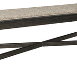 Ashley Furniture - Tyler Creek Upholstered Bench - Beige Fabric|Wood - Benches