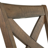 Ashley Furniture - MORIVILLE 24" BARSTOOL - Beige Fabric|Wood - Stools - Additional View 6