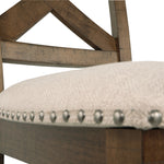 Ashley Furniture - MORIVILLE 24" BARSTOOL - Beige Fabric|Wood - Stools - Additional View 7