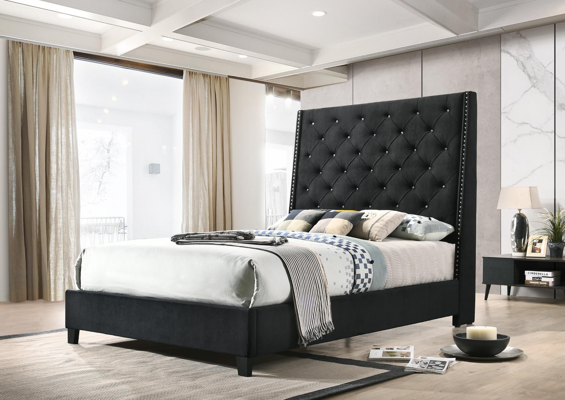 Chantilly King Bed - Black - Additional View 3