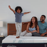 Tempur Sealy - Adapt 2.0 Medium Hybrid King Mattress - White|Black Fabric - Mattresses - Additional View 2