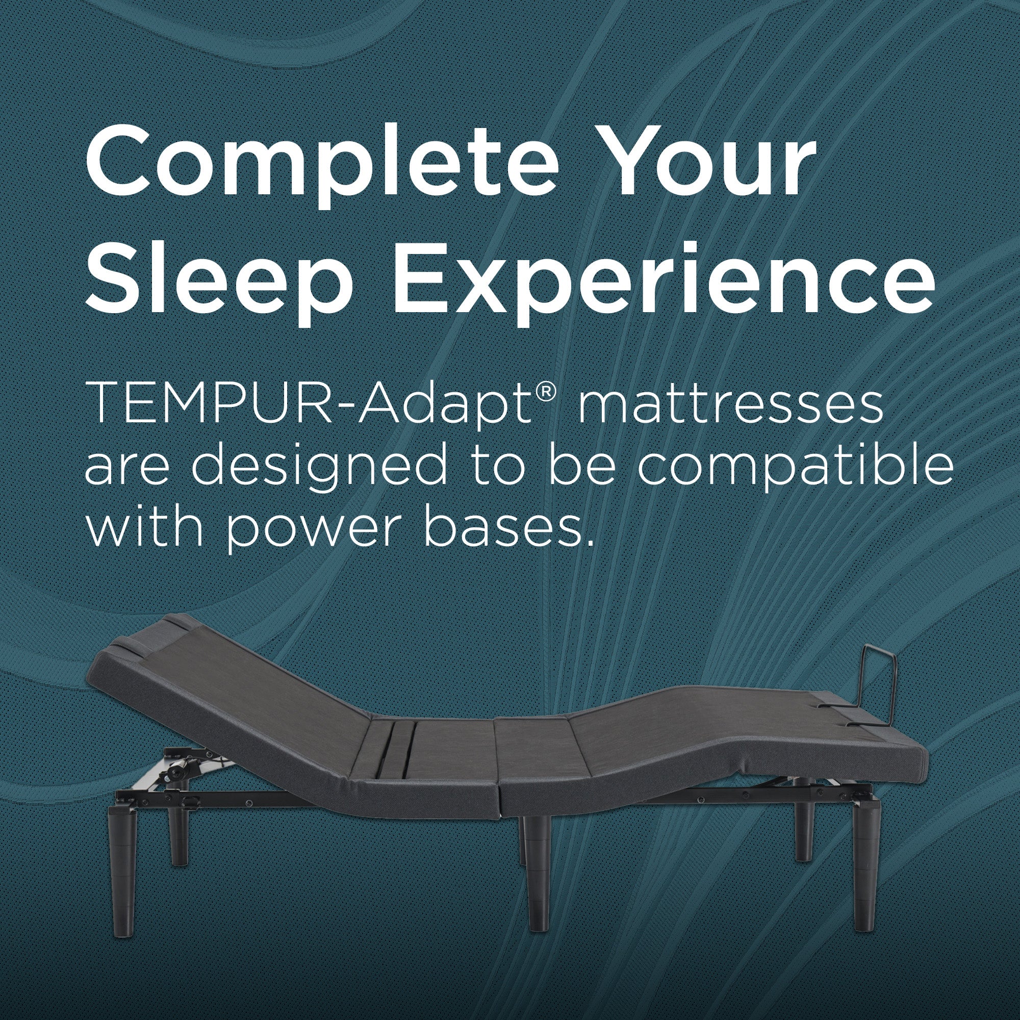 Tempur Sealy - Adapt 2.0 Medium Hybrid King Mattress - White|Black Fabric - Mattresses - Additional View 10