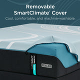 Tempur Sealy - Luxeadapt 2.0 Medium Hybrid Twin Xl Mattress - White|Black Fabric - Mattresses - Additional View 10
