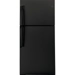 GE BLACK 21.9CU TOP FREEZER REFRIGERATOR - Refrigerators