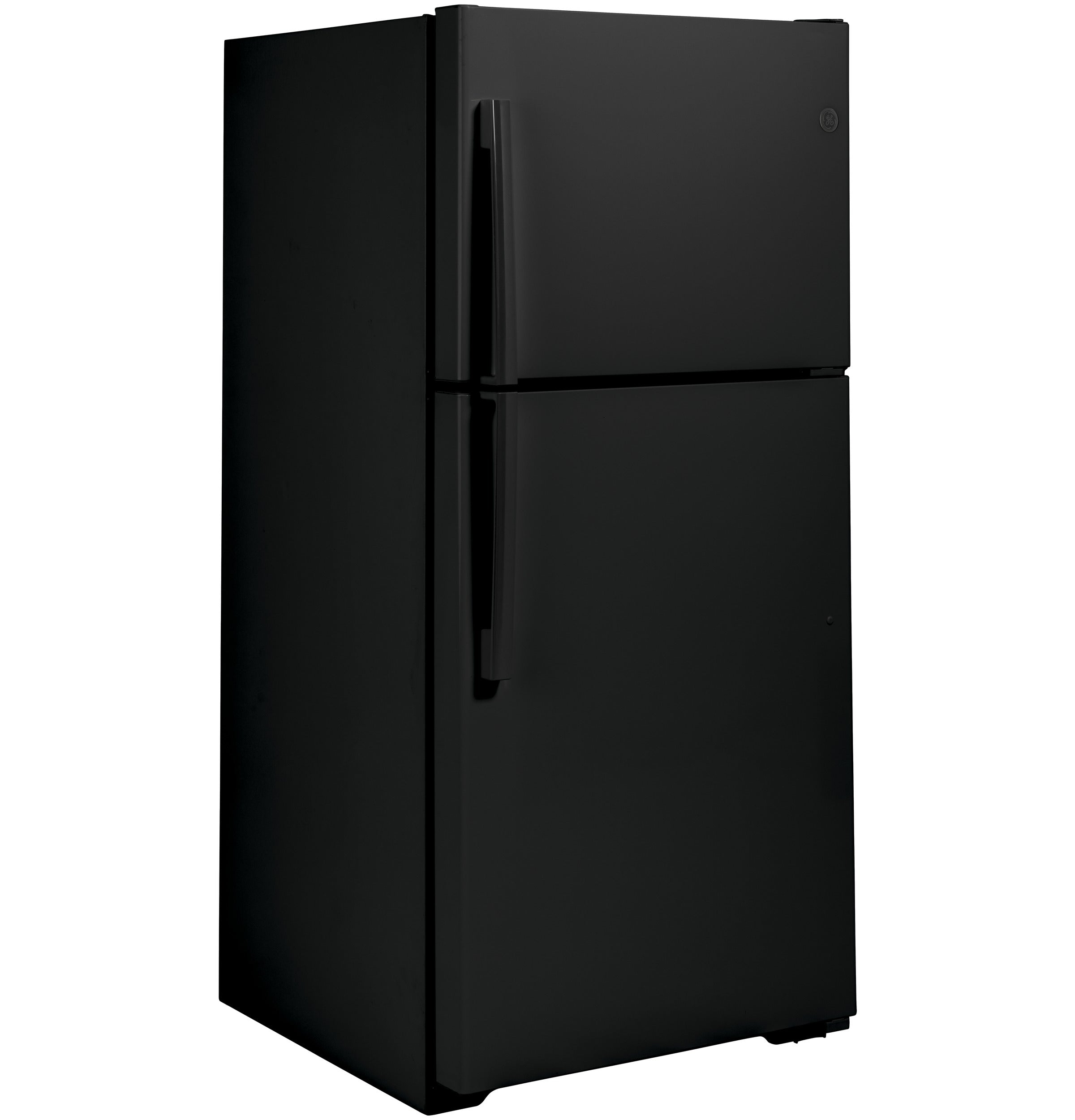 GE BLACK 21.9CU TOP FREEZER REFRIGERATOR - Refrigerators - Additional View 2
