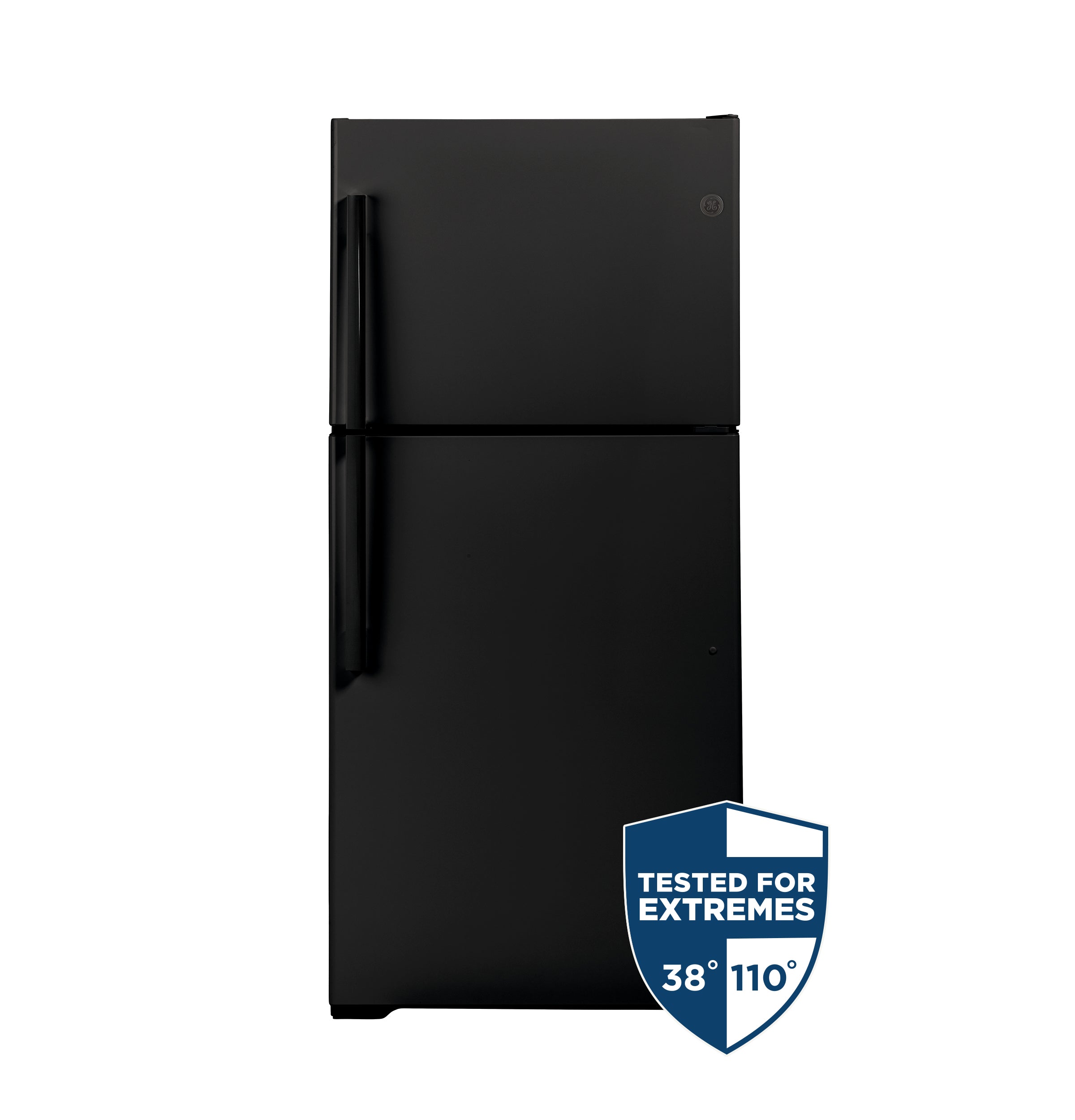 GE BLACK 21.9CU TOP FREEZER REFRIGERATOR - Refrigerators - Additional View 4