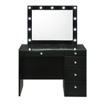 Morgan Vanity With Led Mirror - Black