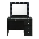 Morgan Vanity With Led Mirror - Black