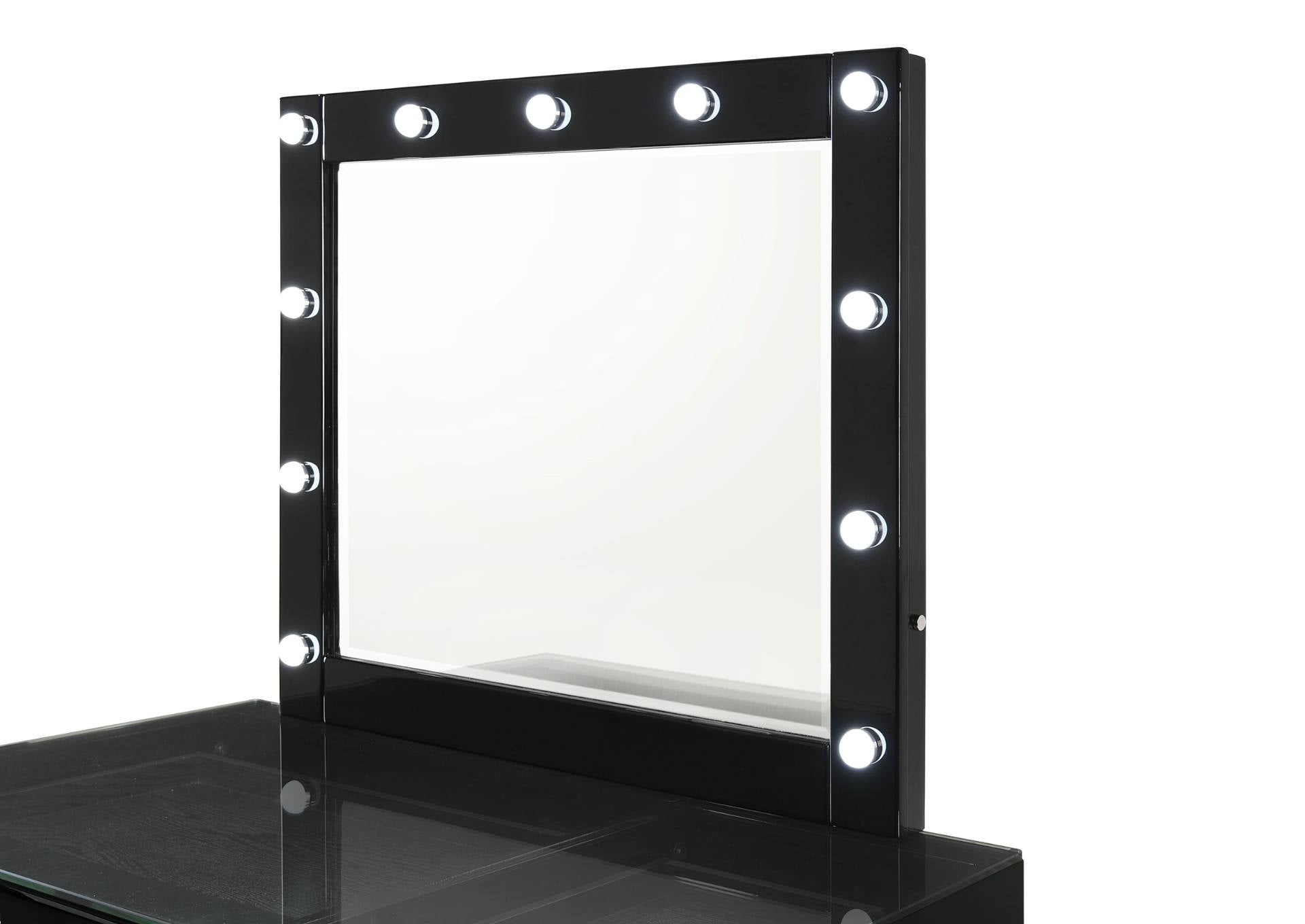 Morgan Vanity With Led Mirror - Black - Additional View 1