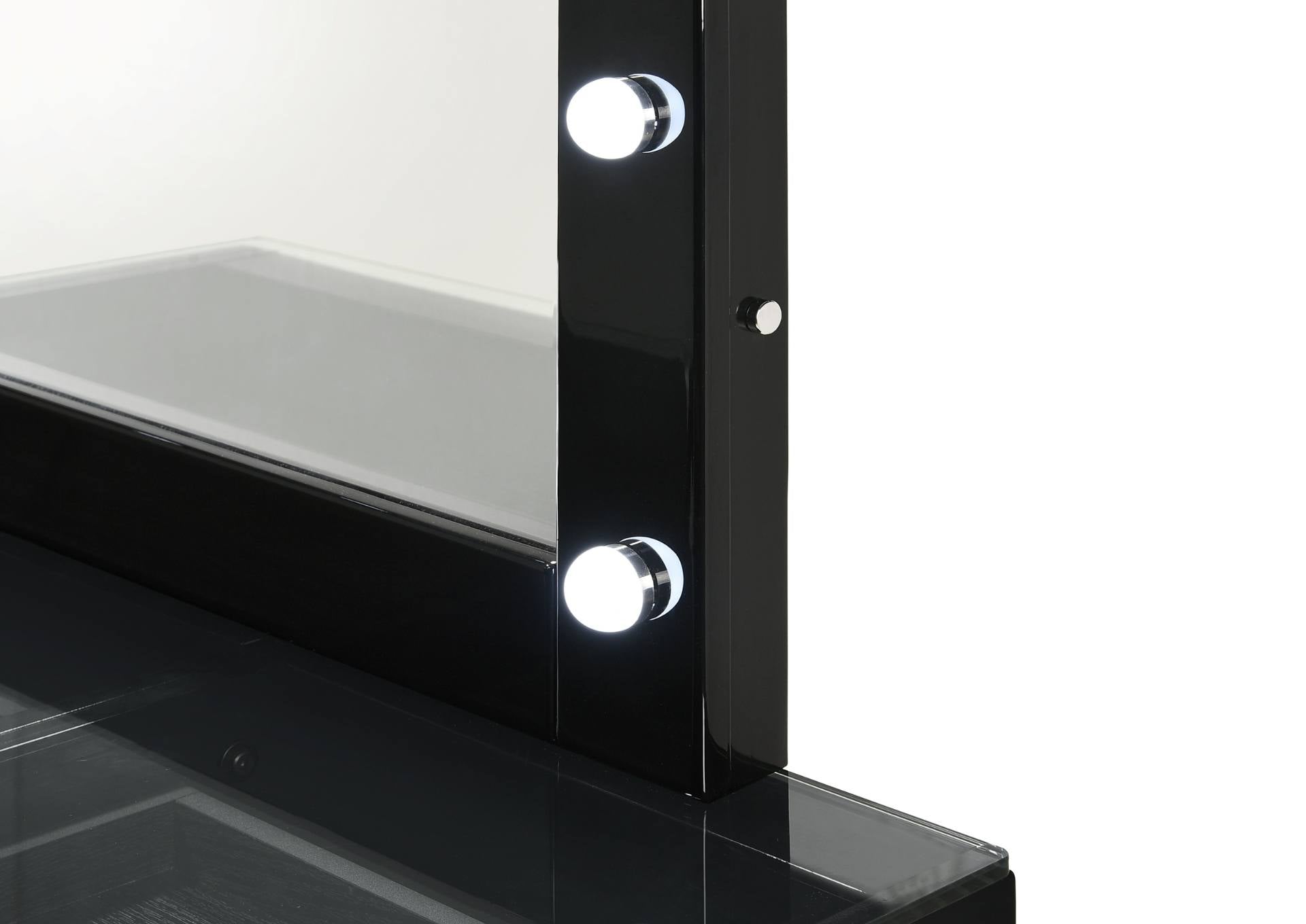 Morgan Vanity With Led Mirror - Black - Additional View 2