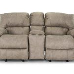 STETSON FOG ROCKING RECLINING LOVESEAT WITH CONSOLE