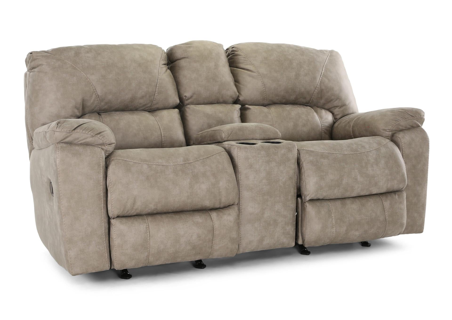 STETSON FOG ROCKING RECLINING LOVESEAT WITH CONSOLE - Additional View 1