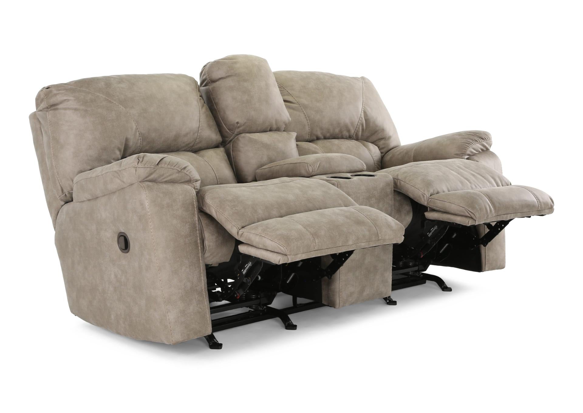 STETSON FOG ROCKING RECLINING LOVESEAT WITH CONSOLE - Additional View 2