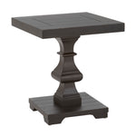 Steve Silver Furniture - DORYS SQUARE END TABLE - Dark Brown Wood - Tables