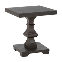 Steve Silver Furniture - DORYS SQUARE END TABLE - Dark Brown Wood - Tables