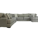 Mondo 4 Piece Sectional - Silver - Additional View 1