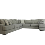 Mondo 4 Piece Sectional - Silver - Additional View 2