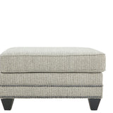 TWINE AND TWIG RATTAN OTTOMAN