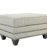 TWINE AND TWIG RATTAN OTTOMAN - Additional View 1
