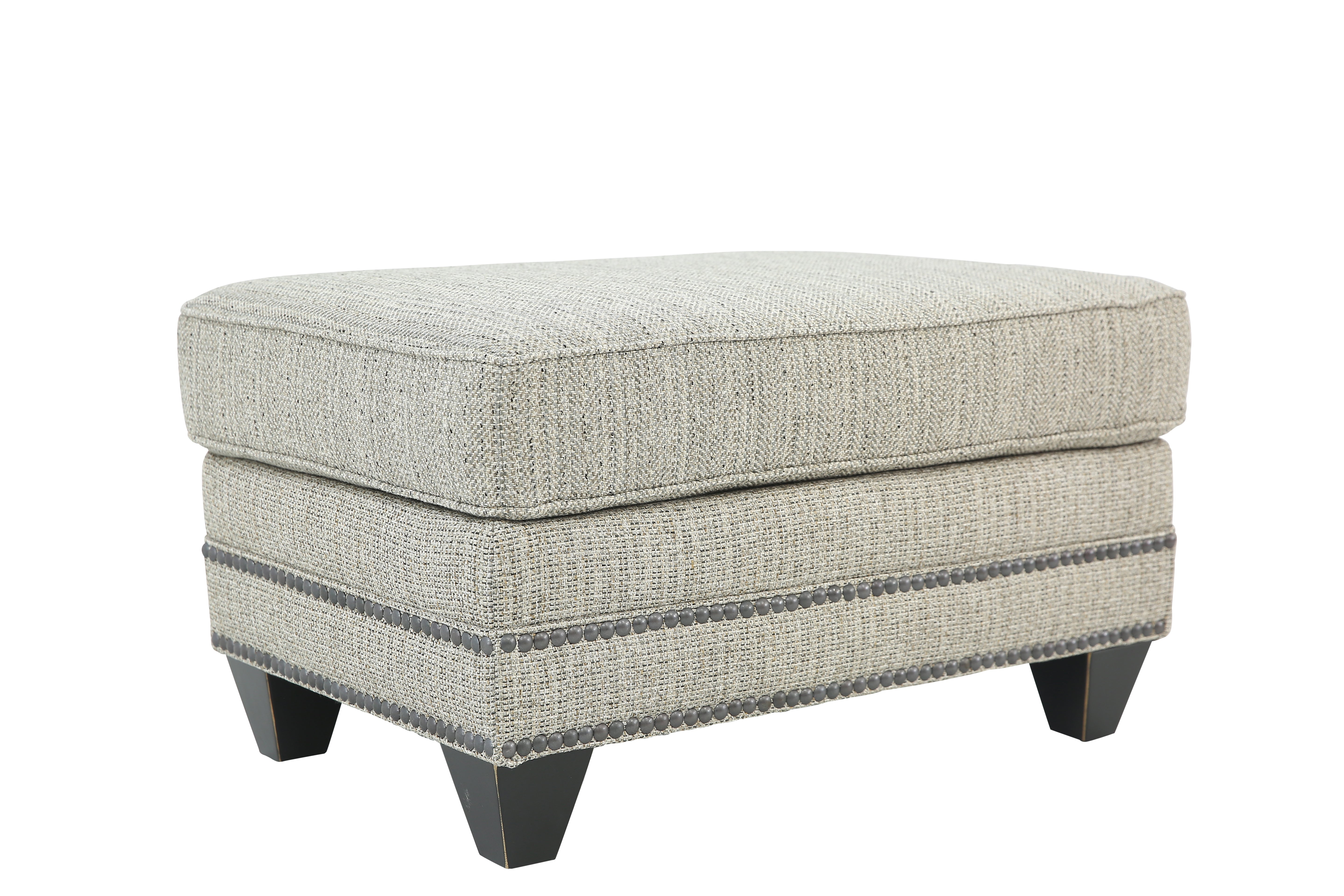 TWINE AND TWIG RATTAN OTTOMAN - Additional View 1