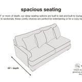 Ashley Furniture - Rawcliffe Parchment 4 Piece Sectional - Beige Fabric - Sectionals - Additional View 6