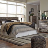 Ashley Furniture - Derekson Dresser - Grey - Dark Gray Wood - Dresser & Mirror - Additional View 2