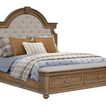 Mallory Light King Bed - Oak - Additional View 1