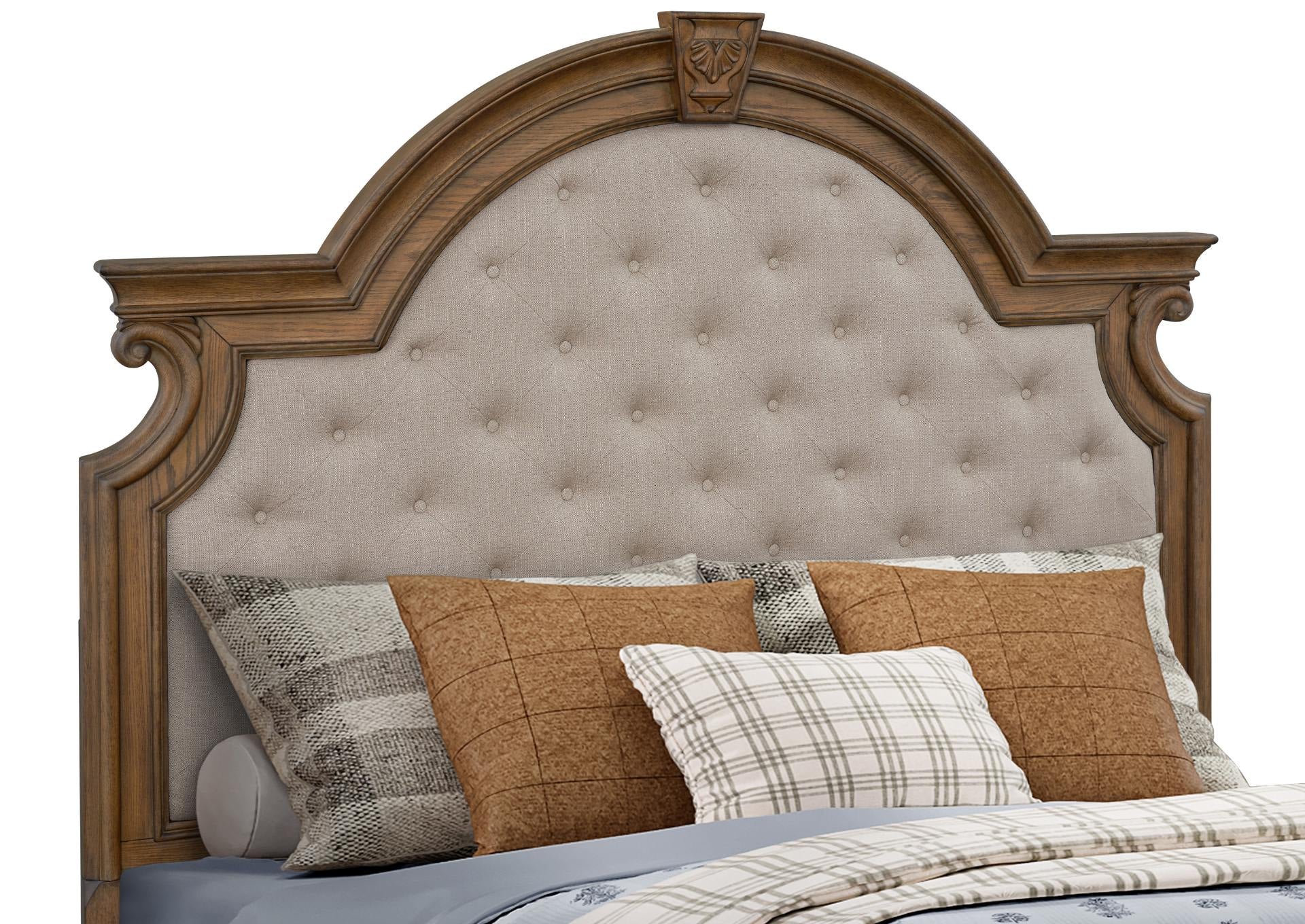 Mallory Light King Bed - Oak - Additional View 2