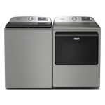 Whirlpool - MAYTAG SILVER 7.4CU ELECTRIC SMART DRYER WITH PET PRO OPTION - Pearl Silver Metal - Dryers - Additional View 1