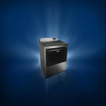 Whirlpool - MAYTAG SILVER 7.4CU ELECTRIC SMART DRYER WITH PET PRO OPTION - Pearl Silver Metal - Dryers - Additional View 2