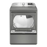 Whirlpool - MAYTAG SILVER 7.4CU ELECTRIC SMART DRYER WITH PET PRO OPTION - Pearl Silver Metal - Dryers - Additional View 9