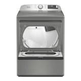 Whirlpool - MAYTAG SILVER 7.4CU ELECTRIC SMART DRYER WITH PET PRO OPTION - Pearl Silver Metal - Dryers - Additional View 9