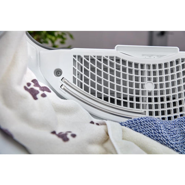 Whirlpool - MAYTAG SILVER 7.4CU ELECTRIC SMART DRYER WITH PET PRO OPTION - Pearl Silver Metal - Dryers - Additional View 11