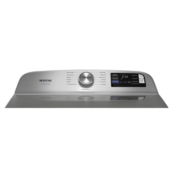 Whirlpool - MAYTAG SILVER 7.4CU ELECTRIC SMART DRYER WITH PET PRO OPTION - Pearl Silver Metal - Dryers - Additional View 12