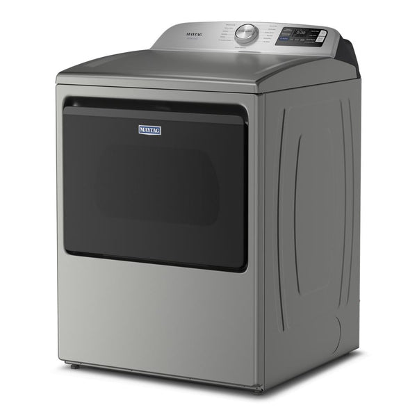 Whirlpool - MAYTAG SILVER 7.4CU ELECTRIC SMART DRYER WITH PET PRO OPTION - Pearl Silver Metal - Dryers - Additional View 15
