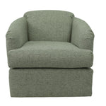 CASS HEATHER SWIVEL BARREL CHAIR