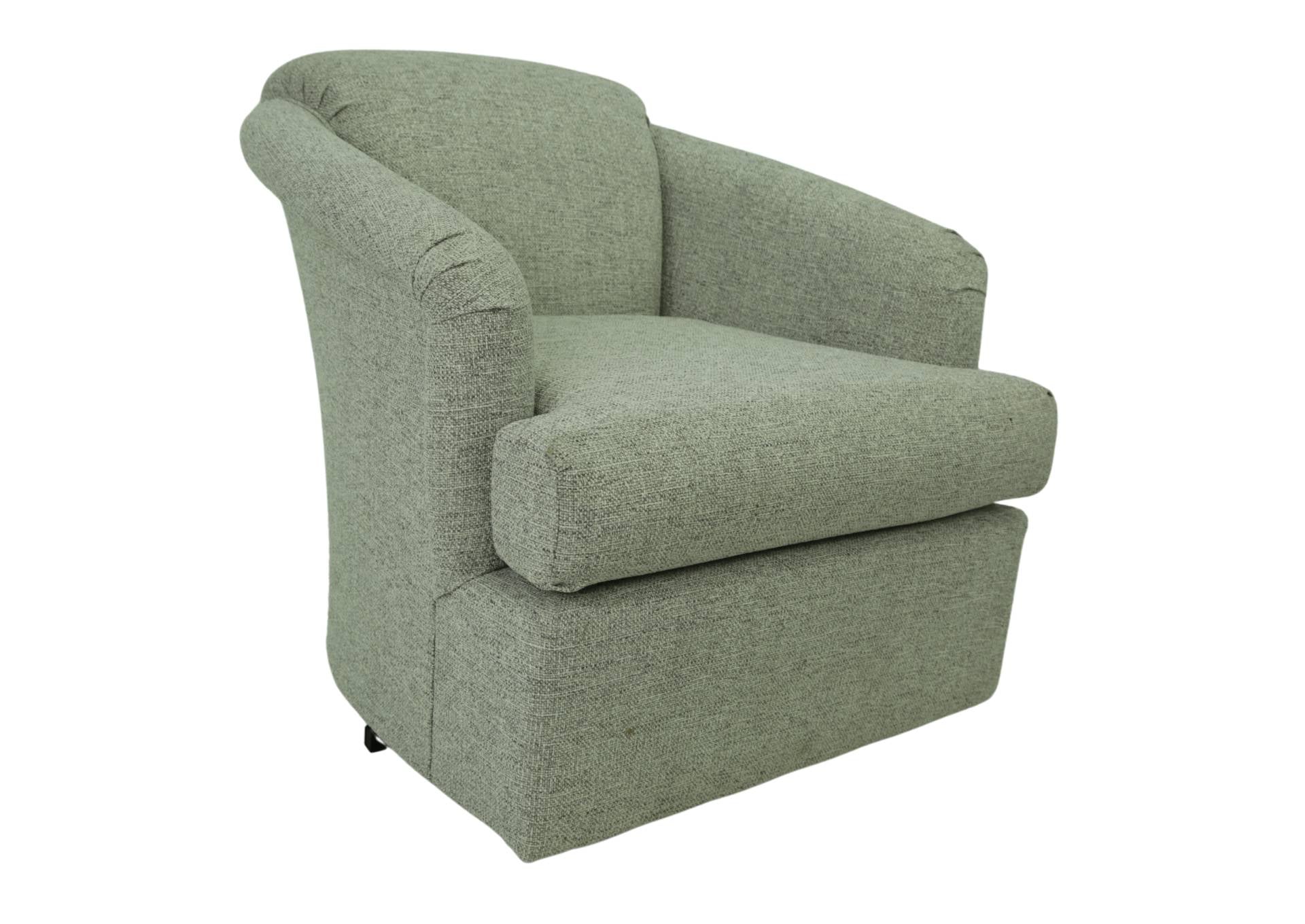 CASS HEATHER SWIVEL BARREL CHAIR - Additional View 1
