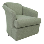 CASS HEATHER SWIVEL BARREL CHAIR - Additional View 1