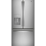 GE STAINLESS 23.6CU FRENCH DOOR FINGERPRINT RESISTANT REFRIGERATOR - Pearl Silver - Refrigerators