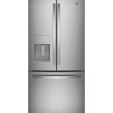 GE STAINLESS 23.6CU FRENCH DOOR FINGERPRINT RESISTANT REFRIGERATOR - Pearl Silver - Refrigerators