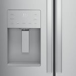 GE STAINLESS 23.6CU FRENCH DOOR FINGERPRINT RESISTANT REFRIGERATOR - Pearl Silver - Refrigerators - Additional View 4