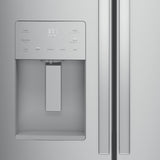 GE STAINLESS 23.6CU FRENCH DOOR FINGERPRINT RESISTANT REFRIGERATOR - Pearl Silver - Refrigerators - Additional View 4
